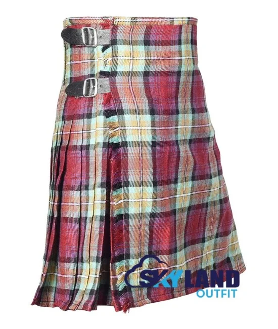 Isle of Skye Tartan Scottish 8 Yard Kilt Traditional Highlander Kilts Isle of Skye Tartan Scottish 8 Yard Kilt Traditional Highlander Kilts