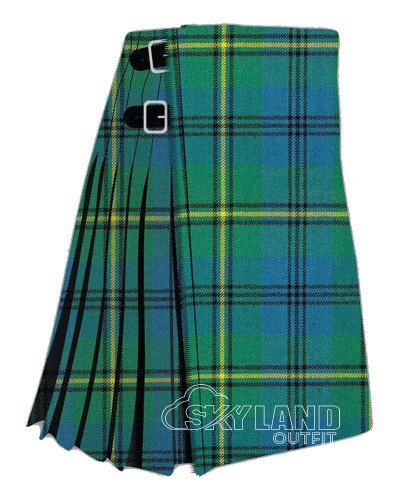 Johnstone Ancient Tartan 8 Yard Kilt - Clan Johnstone Border Wool Kilts