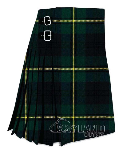 Johnstone Modern Tartan 8 Yard Kilt - Clan Johnstone Bright Wool Kilts