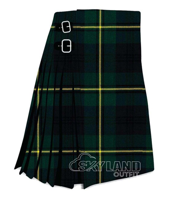 Johnstone Modern Tartan 8 Yard Kilt - Clan Johnstone Bright Wool Kilts Johnstone Modern Tartan 8 Yard Kilt - Clan Johnstone Bright Wool Kilts