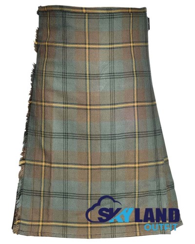 Johnstone Weathered Tartan 8-Yard Kilt - Scottish Highland Kilts