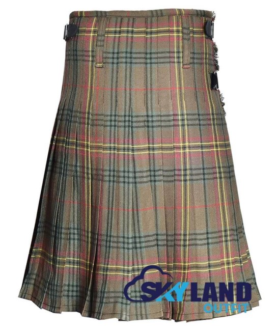 Kennedy Weathered Tartan 8-Yard Kilt - Traditional Scottish Kilts Kennedy Weathered Tartan 8-Yard Kilt - Traditional Scottish Kilts
