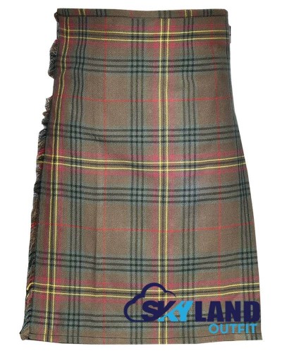 Kennedy Weathered Tartan 8-Yard Kilt - Traditional Scottish Kilts
