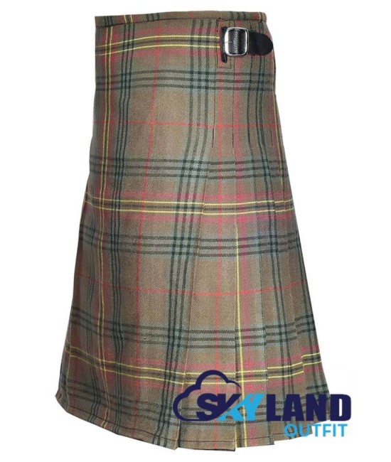 Kennedy Weathered Tartan 8-Yard Kilt - Traditional Scottish Kilts Kennedy Weathered Tartan 8-Yard Kilt - Traditional Scottish Kilts