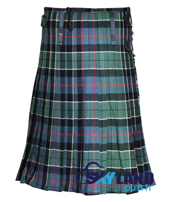 Leslie Green Ancient Tartan 8-Yard Kilt - Authentic Highland Kilts Leslie Green Ancient Tartan 8-Yard Kilt - Authentic Highland Kilts