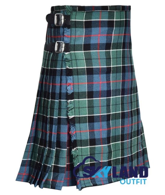 Leslie Green Ancient Tartan 8-Yard Kilt - Authentic Highland Kilts Leslie Green Ancient Tartan 8-Yard Kilt - Authentic Highland Kilts