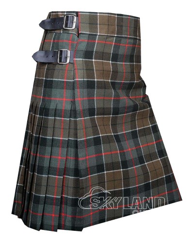 Leslie Weathered Tartan 8 Yard Kilt | Border Clan Heritage Kilts Leslie Weathered Tartan 8 Yard Kilt | Border Clan Heritage Kilts