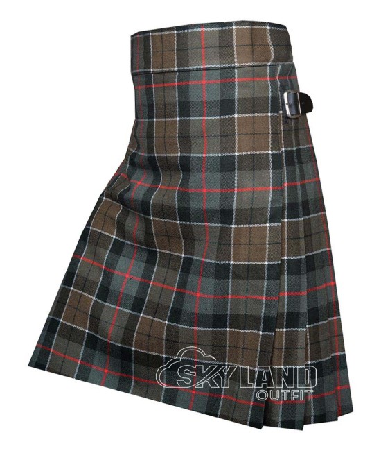 Leslie Weathered Tartan 8 Yard Kilt | Border Clan Heritage Kilts