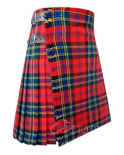 MacLean Duart Red Modern Tartan 8 Yard Kilt – Highland Kilts