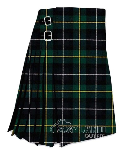 MacNeil of Barra Modern Tartan 8 Yard Kilt - Clan MacNeil Bold Wool Kilts