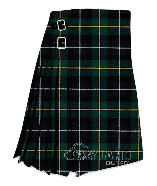 MacNeil of Barra Modern Tartan 8 Yard Kilt - Clan MacNeil Bold Wool Kilts