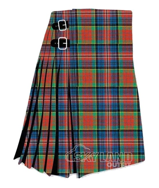 MacPherson Ancient Tartan 8 Yard Kilt - Clan MacPherson Wool Kilts
