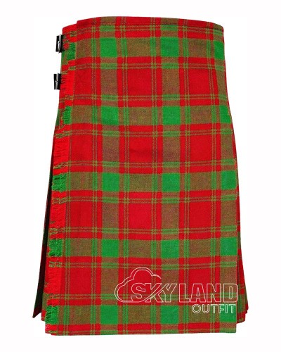 MacQuarrie Tartan 8 Yard Kilt – Scottish Clan Highland Kilts