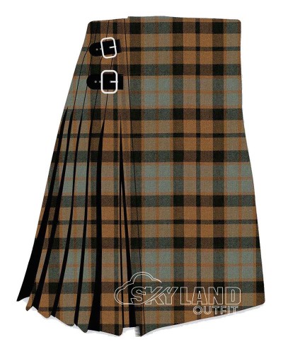 Mackay Weathered Tartan 8 Yard Kilt - Clan Mackay Coastal Wool Kilts Mackay Weathered Tartan 8 Yard Kilt - Clan Mackay Coastal Wool Kilts