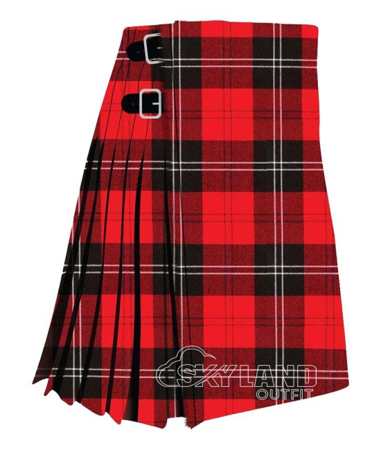 Ramsey Red Tartan 8 Yard Kilt – Scottish Clan Highland Kilts