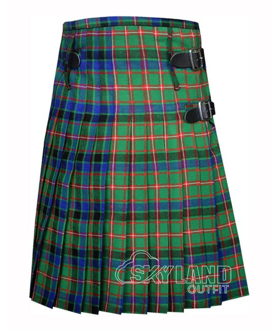 Reid Green Tartan 8 Yard Kilt – Scottish Clan Highland Kilts Reid Green Tartan 8 Yard Kilt – Scottish Clan Highland Kilts