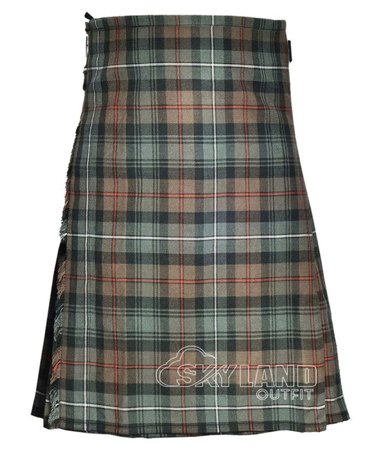 Robertson Hunting Weathered Tartan 8 Yard Kilt | Robertson Storm Wool Kilts