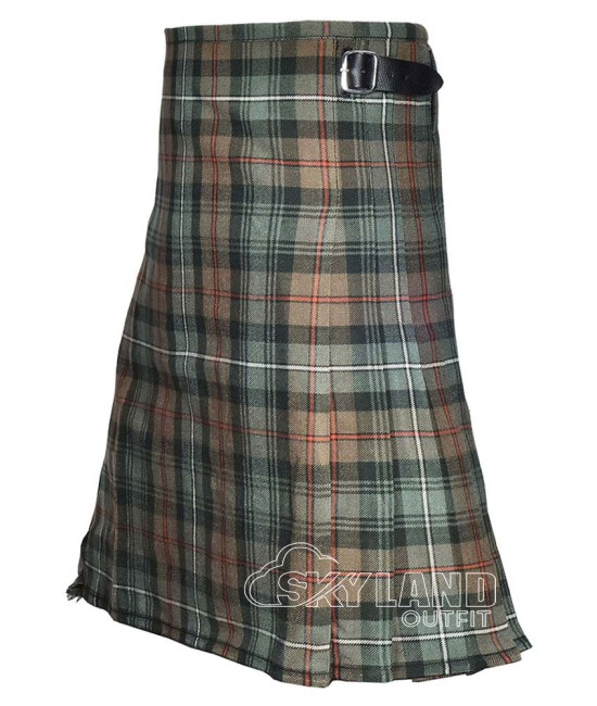 Robertson Hunting Weathered Tartan 8 Yard Kilt | Robertson Storm Wool Kilts