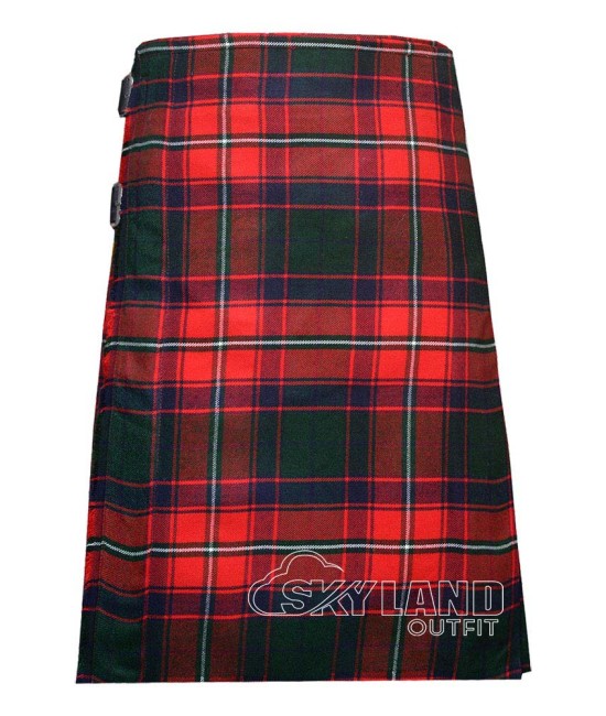 Roxburgh Red Tartan 8 Yard Kilt – Scottish District Kilts