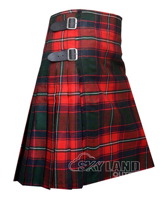 Roxburgh Red Tartan 8 Yard Kilt – Scottish District Kilts