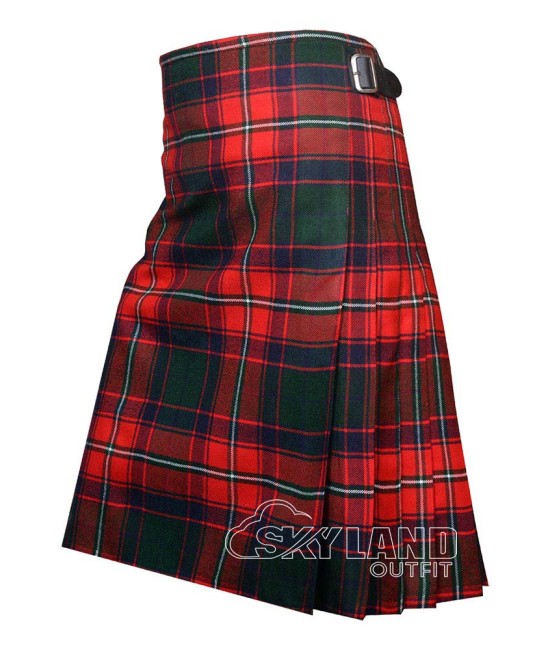 Roxburgh Red Tartan 8 Yard Kilt – Scottish District Kilts