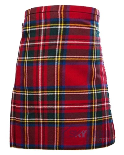 Scottish Royal Stewart Modern Tartan 8 Yard Kilt Traditional Kilts