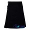Scottish Solid Black Tartan 8 Yard Kilt Traditional Tartan Kilts