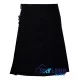 Solid Black Tartan Scottish 8 Yard Kilt Traditional Highlander Kilts Solid Black Tartan Scottish 8 Yard Kilt Traditional Highlander Kilts