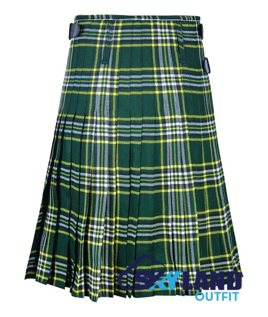 St. Patrick Tartan Scottish 8 Yard Kilt Traditional Highlander Kilts St. Patrick Tartan Scottish 8 Yard Kilt Traditional Highlander Kilts
