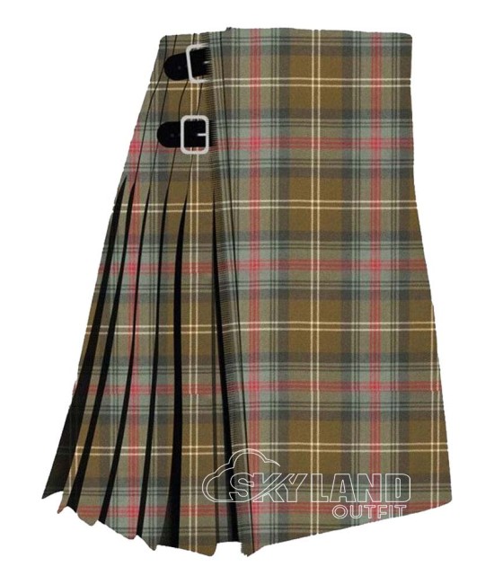 Sutherland Old Weathered Tartan 8 Yard Kilt | Sutherland Northern Kilts