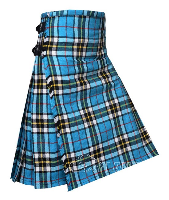 Thompson Blue Dress Tartan 8 Yard Kilt – Scottish Clan Kilts Thompson Blue Dress Tartan 8 Yard Kilt – Scottish Clan Kilts