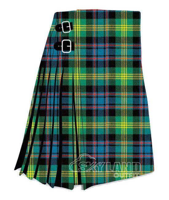 Watson Ancient Tartan 8 Yard Kilt | Clan Watson Lowland Wool Kilts