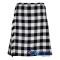 White, Black Rob Roy Tartan Scottish 8 Yard Kilt Traditional Highlander Kilts