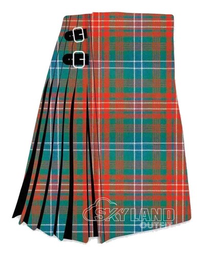 Wilson Ancient Tartan 8 Yard Kilt | Clan Wilson Lowland Wool Kilts