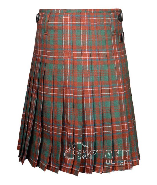 Wilson Ancient Tartan 8 Yard Kilt | Clan Wilson Lowland Wool Kilts