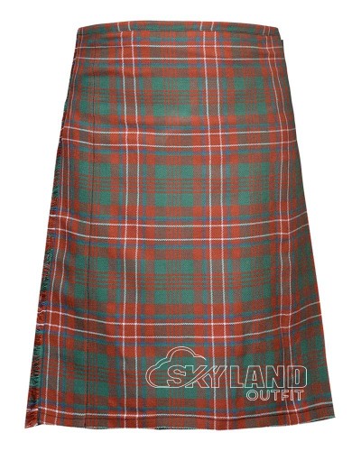 Wilson Ancient Tartan 8 Yard Kilt | Clan Wilson Lowland Wool Kilts