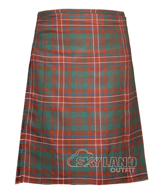 Wilson Ancient Tartan 8 Yard Kilt | Clan Wilson Lowland Wool Kilts