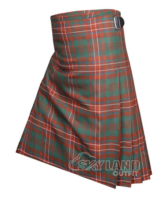 Wilson Ancient Tartan 8 Yard Kilt | Clan Wilson Lowland Wool Kilts