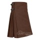 Brown Wool Blazer Kilt | Premium 8-Yard Scottish Kilt