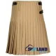 Men's Premium Quality Blazer Khaki Wool Kilt - Traditional 8-Yard Kilts