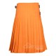 Orange Wool 8 Yard Kilt - Traditional Scottish Highland Kilts