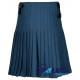 Men's Premium Quality Blazer Smoking Blue Wool Kilt - Traditional 8-Yard Kilts