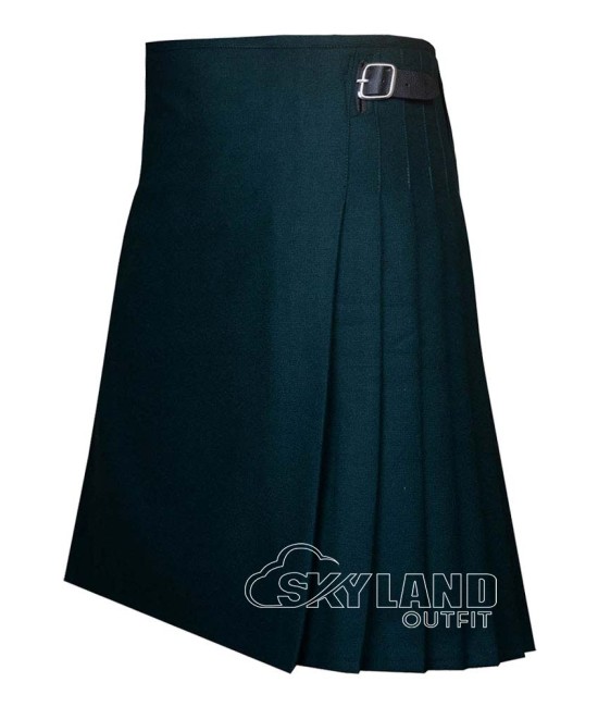 Solid Blue Wool 8-Yard Kilt | Premium Plain Men's Scottish Kilt Solid Blue Wool 8-Yard Kilt | Premium Plain Men's Scottish Kilt
