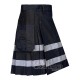 Black Firefighter Tactical Kilt | Hi-Vis Reflective Cotton Black Firefighter Tactical Kilt | Hi-Vis Reflective Cotton
