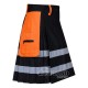 Black Orange Firefighter Utility Kilt | Reflective Tactical Cargo Black Orange Firefighter Utility Kilt | Reflective Tactical Cargo