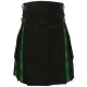 Hybrid Utility Kilts - Black Cotton & Irish Heritage Kilt Hybrid Utility Kilts - Black Cotton & Irish Heritage Kilt