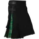 Hybrid Utility Kilts - Black Cotton & Irish Heritage Kilt Hybrid Utility Kilts - Black Cotton & Irish Heritage Kilt