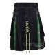 Black Inner Irish Tartan Hybrid Utility Kilt – Laces Cargo Kilts Black Inner Irish Tartan Hybrid Utility Kilt – Laces Cargo Kilts