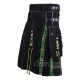 Black Inner Irish Tartan Hybrid Utility Kilt – Laces Cargo Kilts Black Inner Irish Tartan Hybrid Utility Kilt – Laces Cargo Kilts