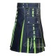 Black Inner Loment Green Hybrid Utility Kilt – Laces Cargo Kilts